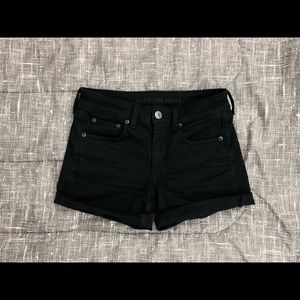 American Eagle Next Level Stretch Black Shorts